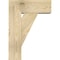 Ekena Millwork Traditional Block Rough Sawn Bracket w/ Offset Brace, Douglas Fir, 8"W x 20"D x 28"H BKT0806X20X28TRA05RDF - alternate 2